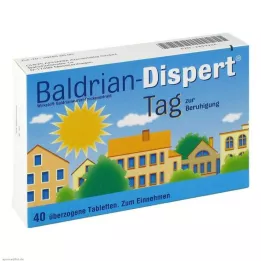 BALDRIAN DISPERT Apvalkotās tabletes, 40 gab