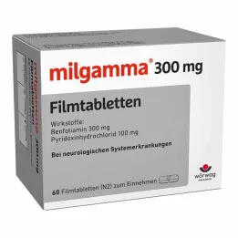 MILGAMMA 300 mg apvalkotās tabletes, 60 gab