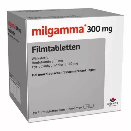 MILGAMMA 300 mg apvalkotās tabletes, 90 gab