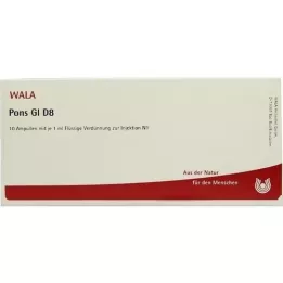 PONS GL D 8 ampulas, 10X1 ml