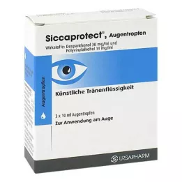 SICCAPROTECT Acu pilieni, 3X10 ml