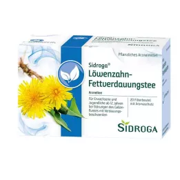 SIDROGA Pieneņu tējas filtru maisiņi, 20X1,5 g