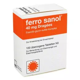 FERRO SANOL apvalkotās tabletes, 100 gab