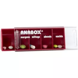 ANABOX Dienas kaste sarkana, 1 gab