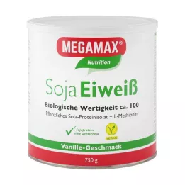 MEGAMAX Sojas proteīna vaniļas pulveris, 750 g