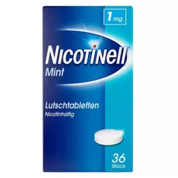 NICOTINELL Pastilas 1 mg Mint, 36 gab