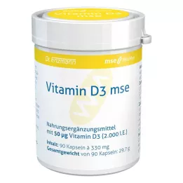 VITAMIN D3 MSE kapsulas, 90 gab