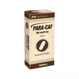PARA CAF 500 mg/65 mg tabletes, 20 gab
