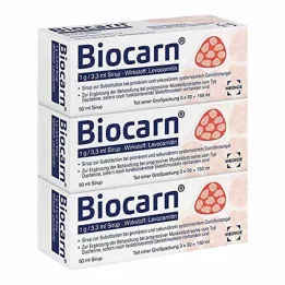 BIOCARN Sīrups, 3X50 ml