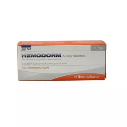 HEMODORM 50 mg miega tabletes, 20 gab