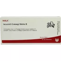 ISCUCIN crataegi Strength B Ampulas, 10X1 ml