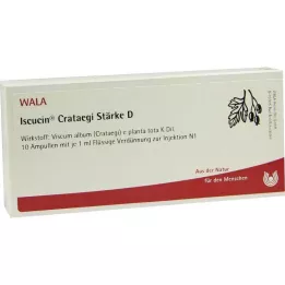 ISCUCIN crataegi Strength D ampulas, 10X1 ml