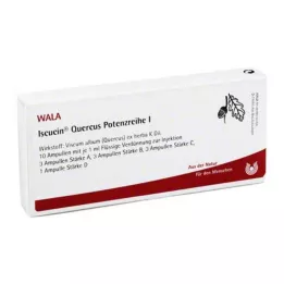 ISCUCIN quercus potences I sērijas ampulas, 10X1 ml