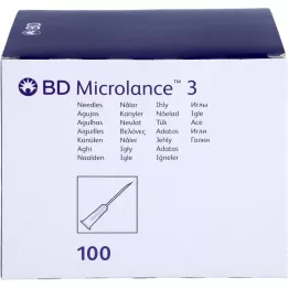 BD MICROLANCE Kanula 26 G 3/8 0,45x10 mm, 100 gab