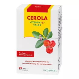CEROLA Vitamīns C Taler Grandel, 96 gab