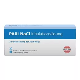 PARI NaCl inhalācijas šķīduma ampulas, 20X2,5 ml