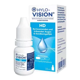 HYLO-VISION HD Acu pilieni, 15 ml