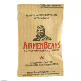 AIRMENBEANS labākās kafijas pastilas ar guarānu, 21 gab