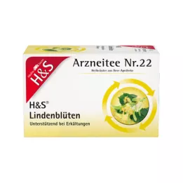 H&S Linden Blossom tējas filtra maisiņi, 20X1,8 g