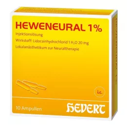 HEWENEURAL 1% ampulas, 10X2 ml