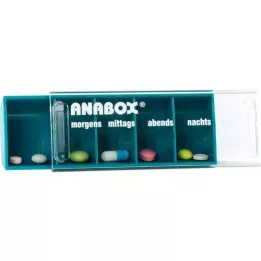 ANABOX Dienas kaste tirkīza, 1 gab