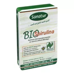 SPIRULINA BIO Tabletes, 100 gab