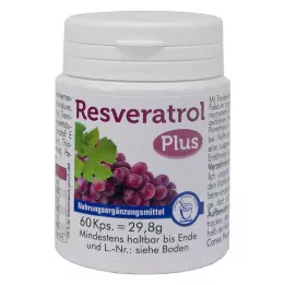 RESVERATROL PLUS Kapsulas, 60 gab