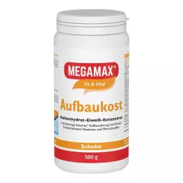 MEGAMAX Aufbaukost šokolādes pulveris, 500 g