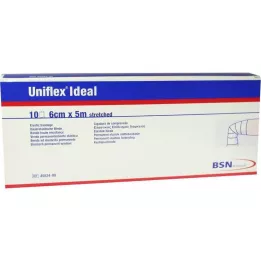 UNIFLEX ideālie pārsēji 6 cmx5 m balti vaļīgi, 10 gab