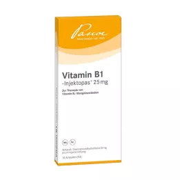 VITAMIN B1 INJEKTOPAS 25 mg šķīdums injekcijām, 10X1 ml