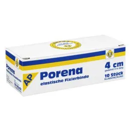 Porena elastīgā marles saite 4cm bez čella balta, 10gab