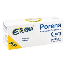Porena elastīgā marles saite 6cm bez čella balta, 10gab