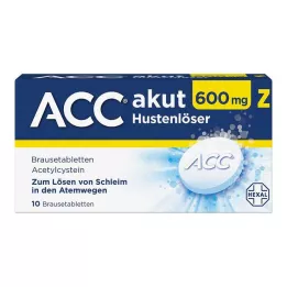 ACC akut 600 Z klepus atkrēpošanas putojošās tabletes, 10 gab