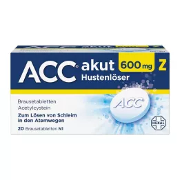 ACC akut 600 Z klepus atkrēpošanas putojošās tabletes, 20 gab