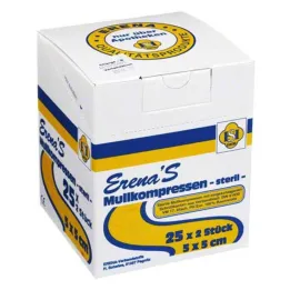 Erena sterilā marles komprese 5x5cm, 25x2 gab