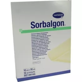 SORBALGON Kompreses 10x10 cm, 10 gab