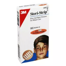 STERI STRIP sterils 6x75mm 1541P, 12X3 gab