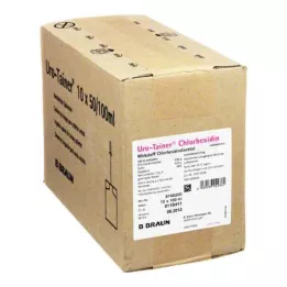 URO TAINER Hlorheksidīna šķīdums, 10X100 ml