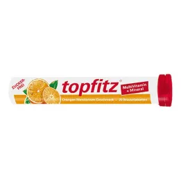 TOPFITZ Multivitamīnu+Minerālu putojošās tabletes, 20 gab