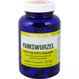 YAMSWURZEL 500 mg GPH kapsulas, 120 gab