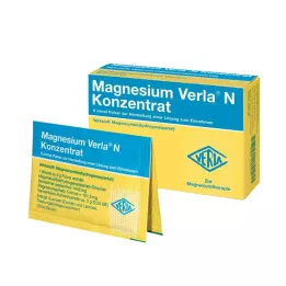 MAGNESIUM VERLA N koncentrāta pulveris iekšķīgai lietošanai, 20 gab