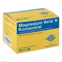 MAGNESIUM VERLA N koncentrāta pulveris iekšķīgai lietošanai, 50 gab
