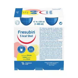 FRESUBIN 5 kcal SHOT Citrona šķīdums, 24X120 ml