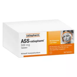 ASS-ratiopharm 500 mg tabletes, 100 gab