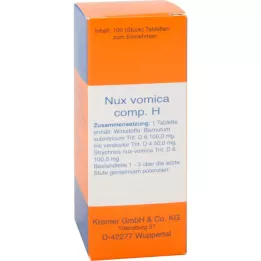 NUX VOMICA COMP.H tabletes, 100 gab