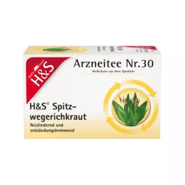 H&S Ribwort garšaugu filtru maisiņi, 20X1,5 g