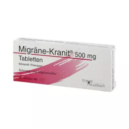 MIGRÄNE KRANIT 500 mg tabletes, 20 gab