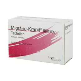 MIGRÄNE KRANIT 500 mg tabletes, 100 gab