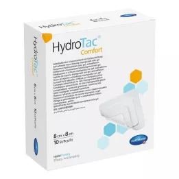 HYDROTAC komforta putu pārsējs 8x8 cm sterils, 10 gab