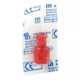 KOMBISTOPFEN sarkans Luer-Lock, 1 gab
